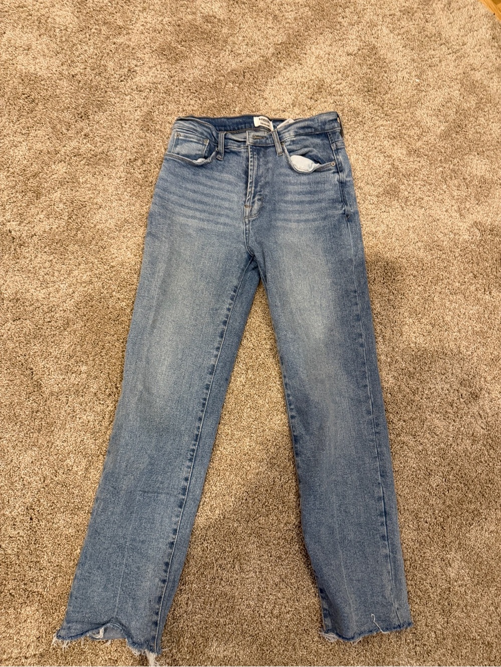 Kensie Light Blue Straight Leg Jeans